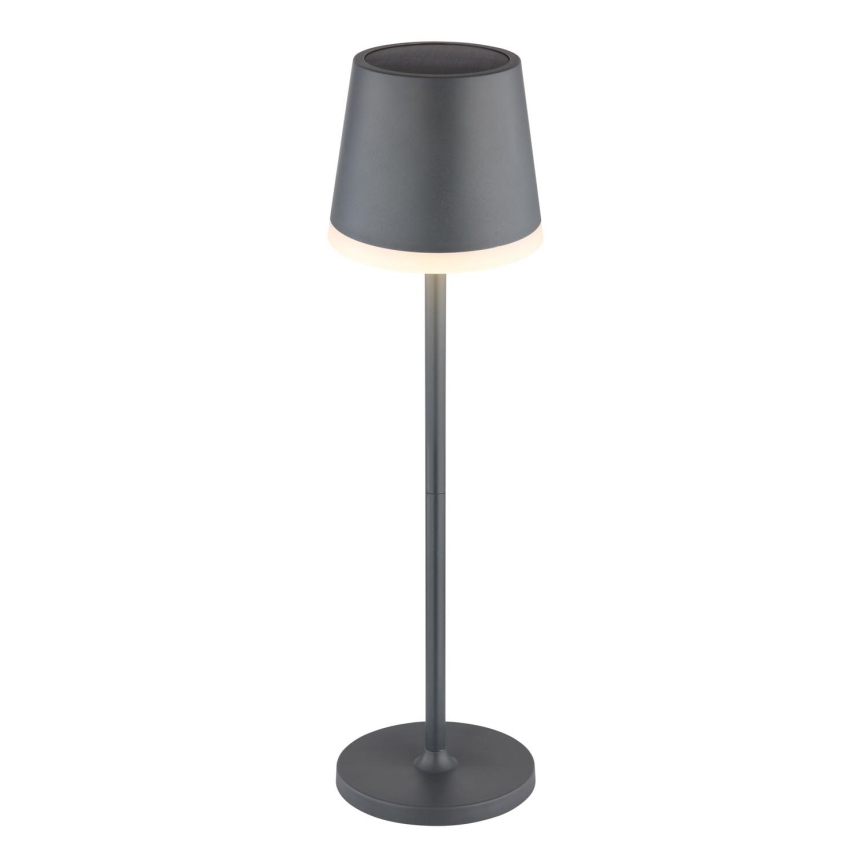 Globo - Lámpara solar LED LED/0,6W/3V 3000K IP44 1200 mAh antracita