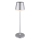 Globo - Lámpara solar LED LED/0,6W/3V 3000K IP44 1200 mAh cromo mate