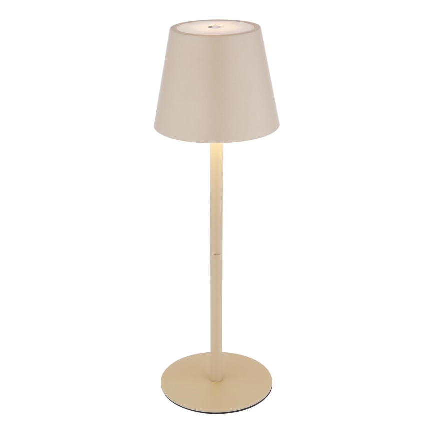 Globo - LED Lámpara de mesa exterior recargable, táctil y regulable LED/3W/5V 3000/4000/5000K IP54 1800 mAh