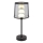 Globo - LED Lámpara de mesa táctil recargable y regulable LED/2,5W/3,7V 2700/4000/6500K 1800 mAh negro