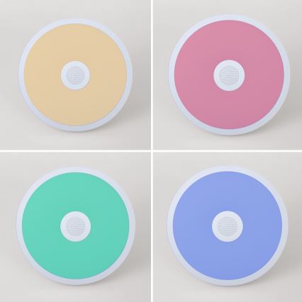 Globo - LED RGBW Lámpara de baño regulable con altavoz LED/18W/230V 3000-6500K IP44 + control remoto