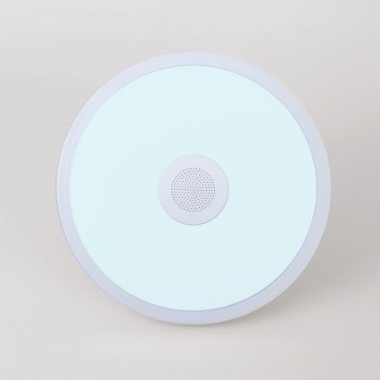 Globo - LED RGBW Lámpara de baño regulable con altavoz LED/18W/230V 3000-6500K IP44 + control remoto