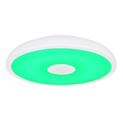 Globo - LED RGBW Lámpara de baño regulable con altavoz LED/18W/230V 3000-6500K IP44 + control remoto