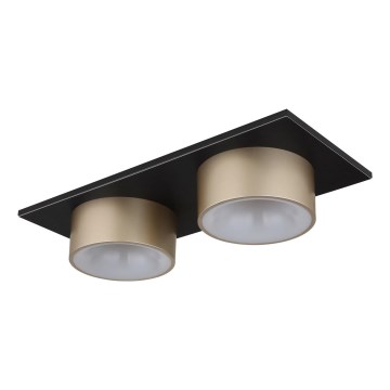 Globo - Luminaria de techo LED/24W/230V 3000K 46x20 cm latón