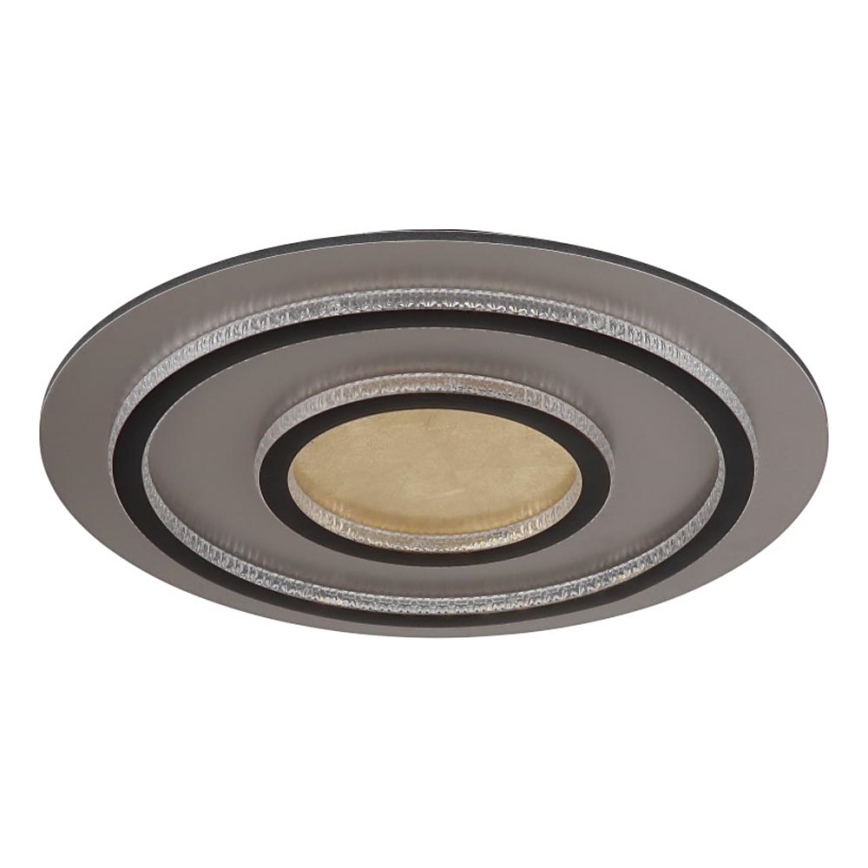 Globo - Luminaria de techo LED regulable LED/60W/230V 3000-6500K diámetro 55 cm negro + mando a distancia