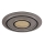 Globo - Luminaria de techo LED regulable LED/60W/230V 3000-6500K diámetro 55 cm negro + mando a distancia