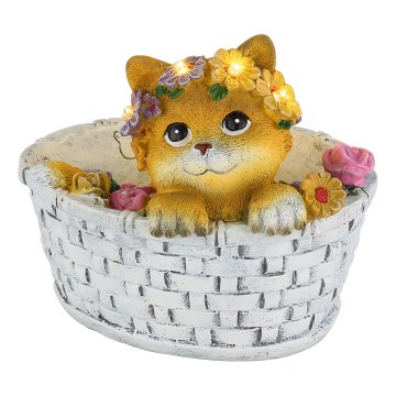 Globo - Luminaria solar LED/1,2V IP44 300 mAh gato