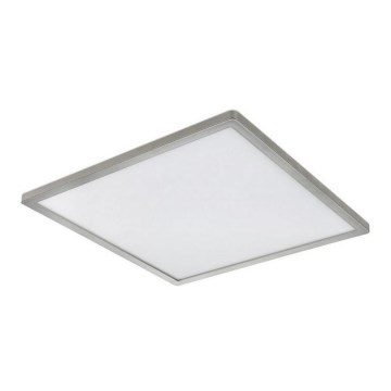 Globo - Luz de techo LED regulable para baño LED/18W/230V 29,4x29,4 cm IP44 cromo mate