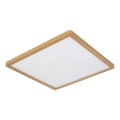 Globo - Luz de techo LED regulable para baño LED/18W/230V 3000K IP44 29,4x29,4 cm latón