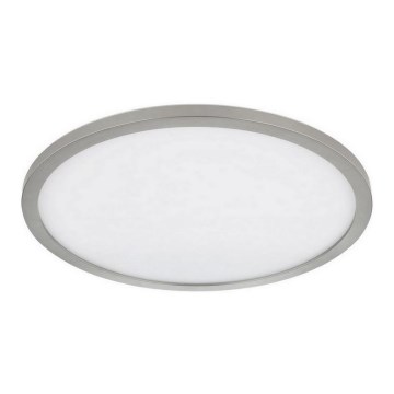 Globo - Luz de techo LED regulable para baño LED/18W/230V diá. 29,4 cm IP44 cromo mate