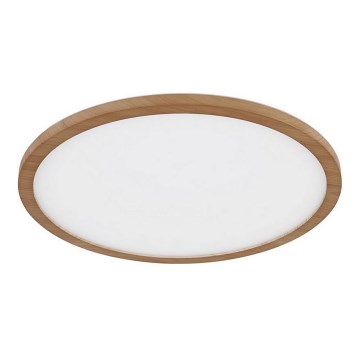 Globo - Luz de techo LED regulable para baño LED/24W/230V diá. 42 cm IP44 marrón
