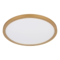 Globo - Plafón de baño LED regulable LED/18W/230V 3000K IP44 d. 29,4 cm latón
