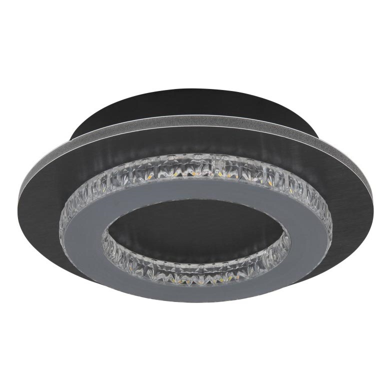 Globo - Plafón LED/12W/230V 3000/4000/6500K, diámetro 20 cm, antracita
