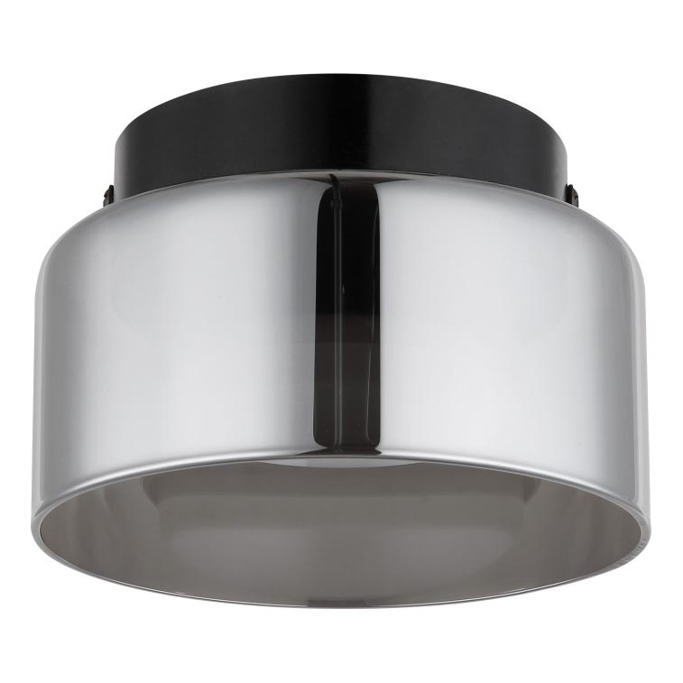 Globo - Plafón LED 1xGX53/6W/230V diá. 13 cm ahumado/negro