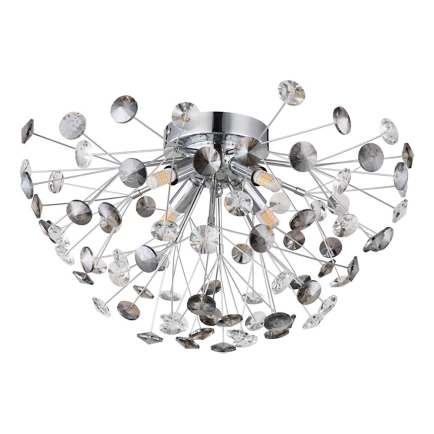 Globo - Plafón LED 4xG9/3,5W/230V diá. 45 cm cromo brillante