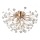 Globo - Plafón LED 4xG9/3,5W/230V diá. 45 cm dorado