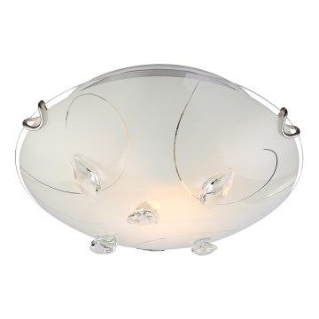 Globo - Plafón LED cristal 1xE27/60W/230V