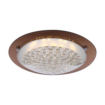 Globo - Plafón LED de cristal TABASCO LED/18W/230V