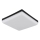 Globo - Plafón LED LED/12W/230V 4000K 22x22 cm negro