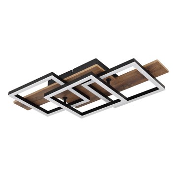 Globo - Plafón LED LED/24W/230V 3000K 33x58 cm marrón/negro