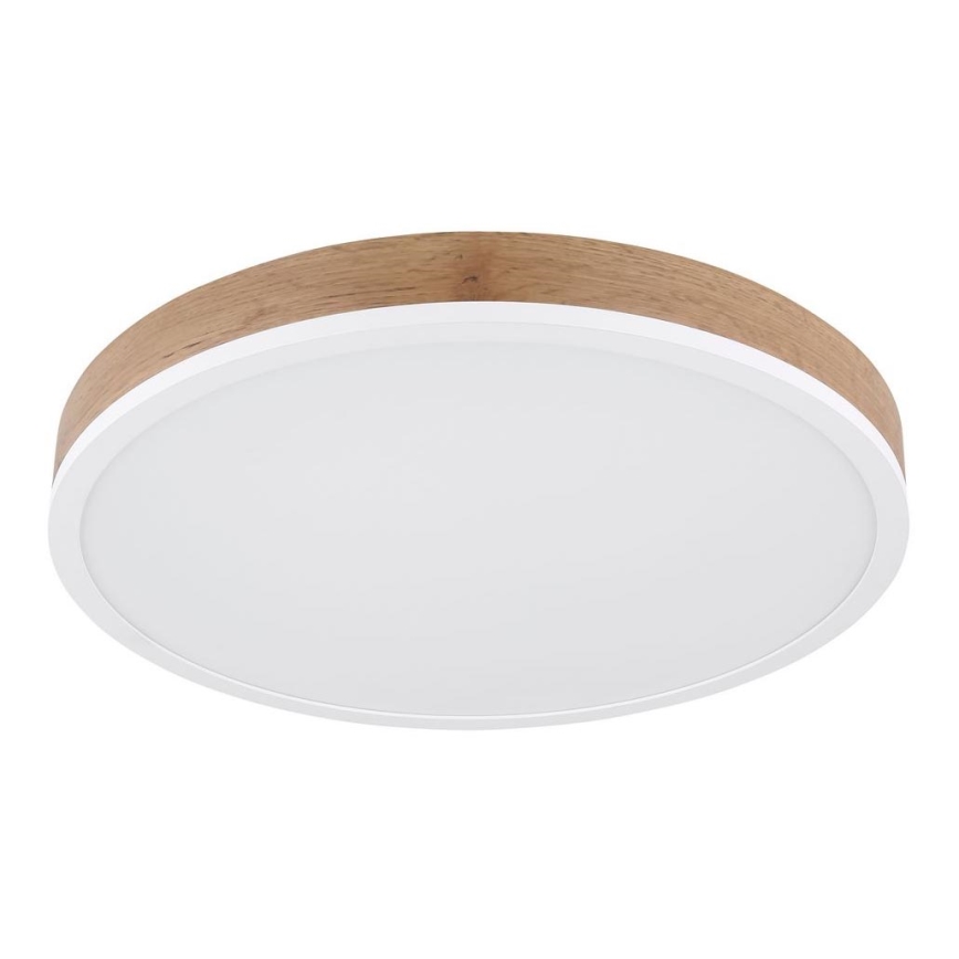 Globo - Plafón LED LED/24W/230V diá. 45 cm marrón