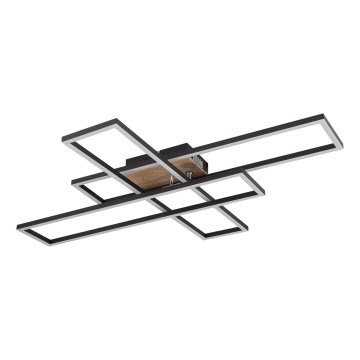 Globo - Plafón LED LED/40W/230V 3000K 60x80 cm negro