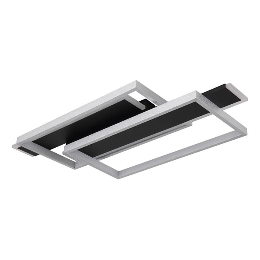Globo - Plafón LED LED/40W/230V 62x27 cm cromo mate/negro