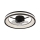 Globo - Plafón LED regulable con ventilador LED/30W/230V 2700-6500K negro + control remoto