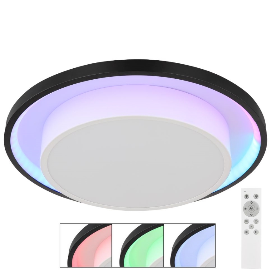 Globo - Plafón LED RGBW regulable LED/21W/230V 2700-6500K+ control remoto