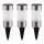 Globo - SET 3x Lámpara solar LED LED/0,06W/3,2V IP44 200 mAh