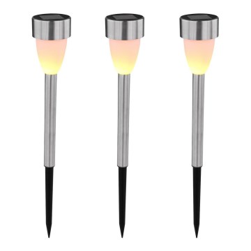 Globo - SET DE 3 lámparas solares 3xLED/0,06W/1,2V IP44 200 mAh