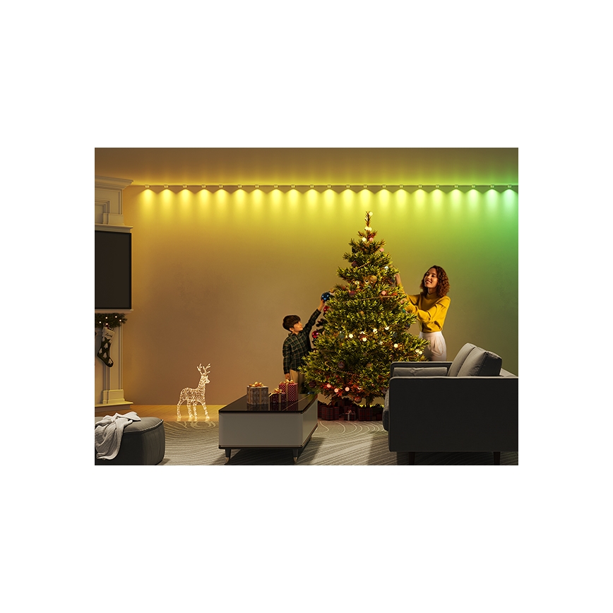 Govee - Cadena de luces LED RGBIC 5m Wi-Fi