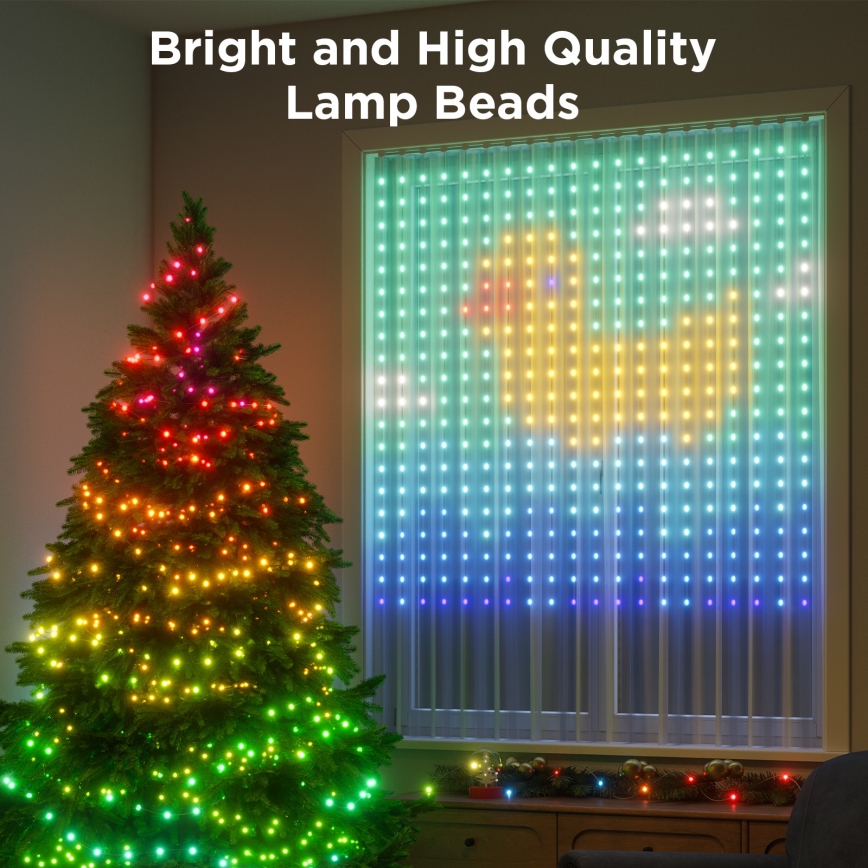 Govee - Cadena decorativa LED RGB regulable LED/15W/230V IP65 Wi-Fi