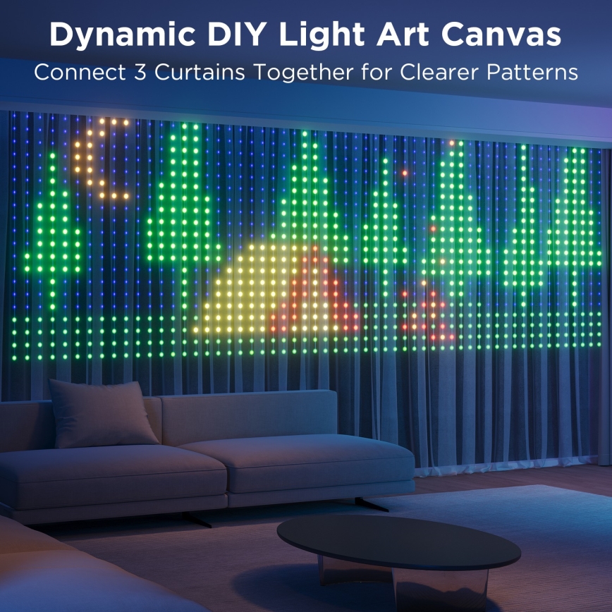 Govee - Cadena decorativa LED RGB regulable LED/15W/230V IP65 Wi-Fi