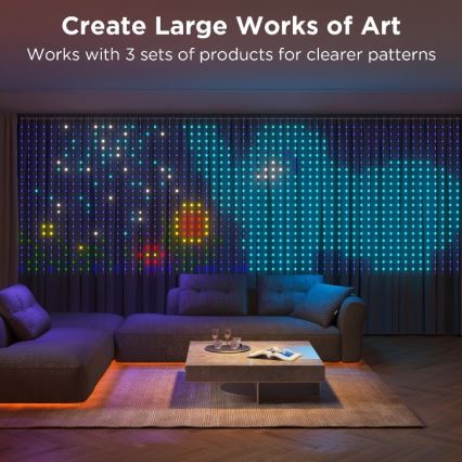 Govee - Cadena decorativa LED RGB regulable LED/15W/230V IP65 Wi-Fi