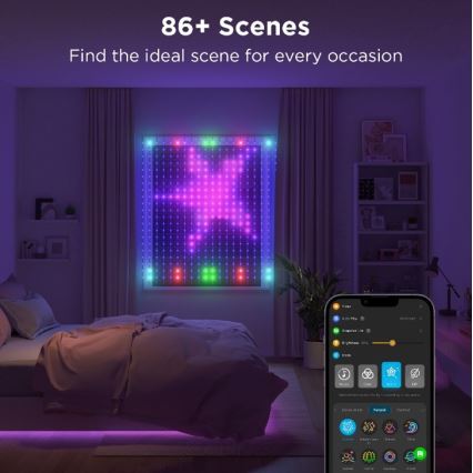 Govee - Cadena decorativa LED RGB regulable LED/15W/230V IP65 Wi-Fi