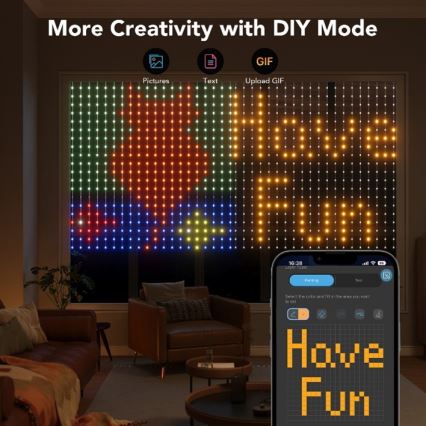 Govee - Cadena decorativa LED RGB regulable LED/15W/230V IP65 Wi-Fi