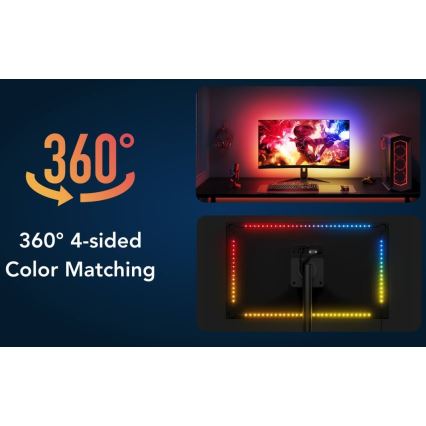 Govee - Iluminación de monitor inteligente LED RGBIC Dreamview G1 de 27-34 Wi-Fi