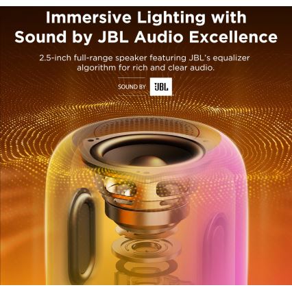 Govee - Lámpara de mesa LED RGBW regulable con altavoz LED/36W/12V Wi-Fi