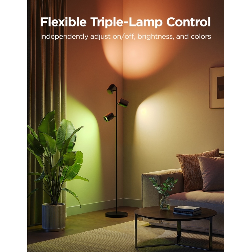 Govee - Lámpara de pie regulable LED RGBICWW TREE MATTER LED/48W/230V Wi-Fi