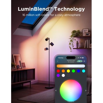 Govee - Lámpara de pie regulable LED RGBICWW TREE MATTER LED/48W/230V Wi-Fi