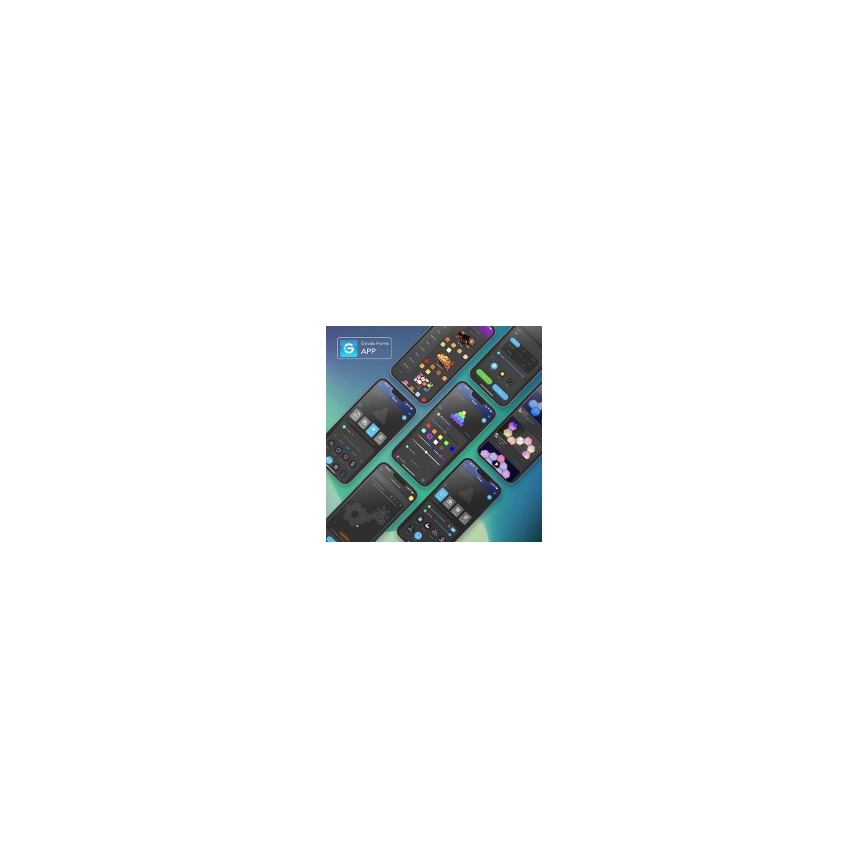 Govee - Set de extensión 2x Panel LED RGB regulable LED/7,2W/230V Wi-Fi