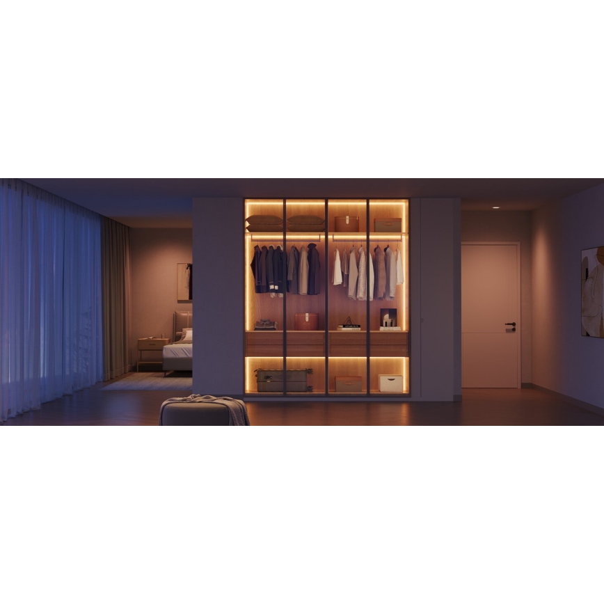 Govee - LED RGBICW Tira regulable COB 3780 diodos 3m Wi-Fi Matter