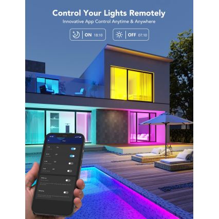 Govee - LED RGBWW Bombilla Inteligente E27/12W/230V 2700-6500K Wi-Fi