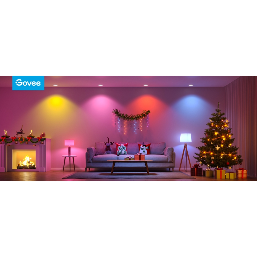Govee - LED RGBWW Bombilla Inteligente E27/12W/230V 2700-6500K Wi-Fi