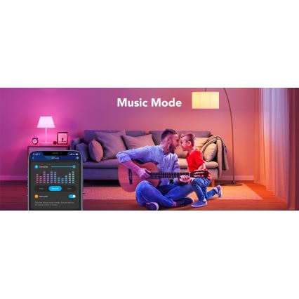 Govee - LED RGBWW Bombilla Inteligente E27/12W/230V 2700-6500K Wi-Fi