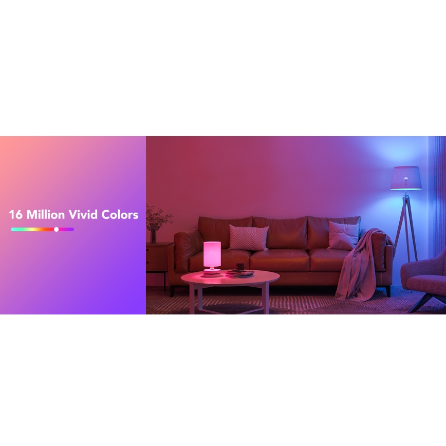 Govee - LED RGBWW Bombilla Inteligente E27/12W/230V 2700-6500K Wi-Fi