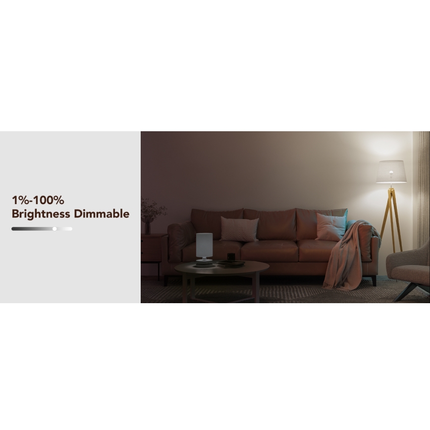 Govee - LED RGBWW Bombilla Inteligente E27/12W/230V 2700-6500K Wi-Fi
