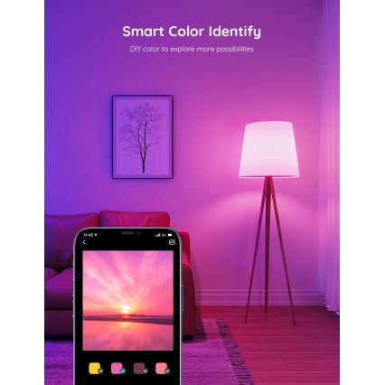 Govee - LED RGBWW Bombilla Inteligente E27/9W/230V 2700-6500K Wi-Fi