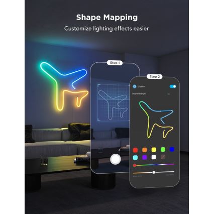 Govee - Neon 2 MATTER tira LED flexible 3 m RGBIC Wi-Fi